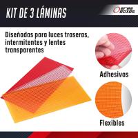 AREABOXES - Kit Reparación Piloto Trasero Rápido, Fácil, Apto ITV, Repara Grietas y Roturas (Pack 3 colores) - details 0