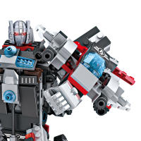 COGO Transformación De Robot a Avión Juguetes De Bloques De Construcción Serie Militar Regalo Para Niños (774 Piezas) - details 3