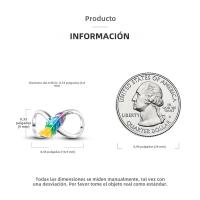 Encantos De Estrella Luminosa Platinados Para Pulsera Original Joyería DIY Simbolo Eterno Colgante De Amor Cadena De Seguridad Compatible Con Pulseras Originales - details 123