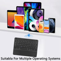 Teclado Bluetooth Sin Cable Con Touchpad Para iOS Android Windows Compatible Con iPad Samsung XIAOMI HUAWEI Tableta Teclado Inalámbrico Multifuncional - details 0