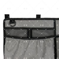 Bolsa de almacenamiento colgante para andador de rehabilitación doméstica con múltiples bolsillos, bolsa colgante para almacenamiento de silla de ruedas - details 5