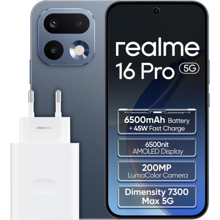 realme 16 Pro 5G Smartphone: Cámara 200MP, Pantalla 144Hz y Batería 6500mAh