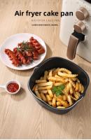 Plato De Hornear Cuadrado Para Air Fryer Antiadherente Fácil De Limpia Compatible Con La Mayoria De Los Horno De Pastel Para Uso Doméstico - details 0