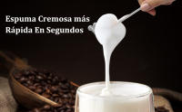 Espumador de Leche Recargable por USB, Mini Batidora de Huevo, Batidor Electrico 2 en 1, 2 Puntas de Diferentes Uso y 3 Velocidades, Para Prepararte un Leche Espumosos y Cremosos, Es imprescindible para un Desayuno Perfecto, Ideal para un Cafe Macchiato - details 1