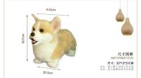 Juguete De Perro Suave De 32CM Muñeco De Peluche Simulación Corgi Juguetes Para Mascotas Animal De Peluche Para Niños - details 9