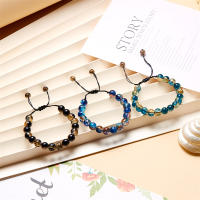 Pulsera De Vidrio Colorido Para Hombres Y Mujeres 10mm Pulsera De Bolas Redondas Accesorios De Joyería Regalo Nueva Colección - details 8