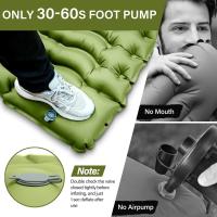 Manta De Dormir Inflable Para Camping De 4 Pulgadas Con Almohada Y Bomba Integrada Para Viajes Senderismo Escalada - details 7