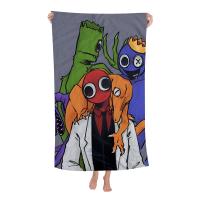 Toalla De Playa Animada Amigos Arcoíris Blanca Absorbente Y Suave Para Niños Regalo Ideal Para Viajes Camping Gimnasio Tamaño 30x60 Cm - details 9