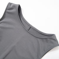 Vestido Sin Mangas Para Mujer Estilo Slim A-Line Con Cuello Redondo Mini Vestido De Verano Casual Y2K Polyester Qtraf2411 - details 17