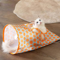 Túnel Plegable Para Gatos Juguete Interactivo Bolsa De Perforación Con Ratoncillo Y Ruido De Papel Juego De Diversion Para Gatos - details 6