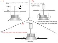 10pcs Iluminación Baja LED Revestida En Fondo Fijación De Techo GU10 MR16 Spot De Techo Fijación Dimmable Metal Para Vestíbulo - details 9
