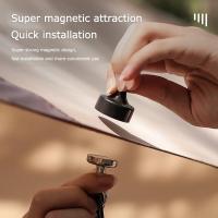 Ganchos Magnéticos Fuertes Para Acampar 1-20PCS Llavero Multipropósito Para Canopy De Camping Luz Y Techo Fixer VKTECH - details 1
