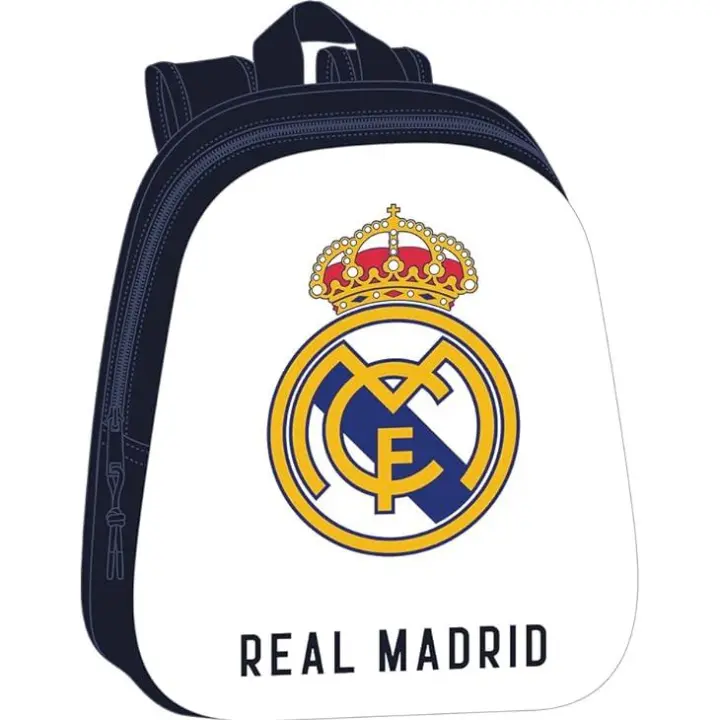 Safta Mochila 3D Real Madrid 27x10x33cm - Producto Oficial Especial - 1