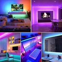 Tira De Luces LED RGB 3535 Control APP Con Remote De 44 Teclas Flexible Bandeja Lámpara Para Decoración De Habitaciones Cadena De Luz SMD No Impermeable Epistar 5V - details 5