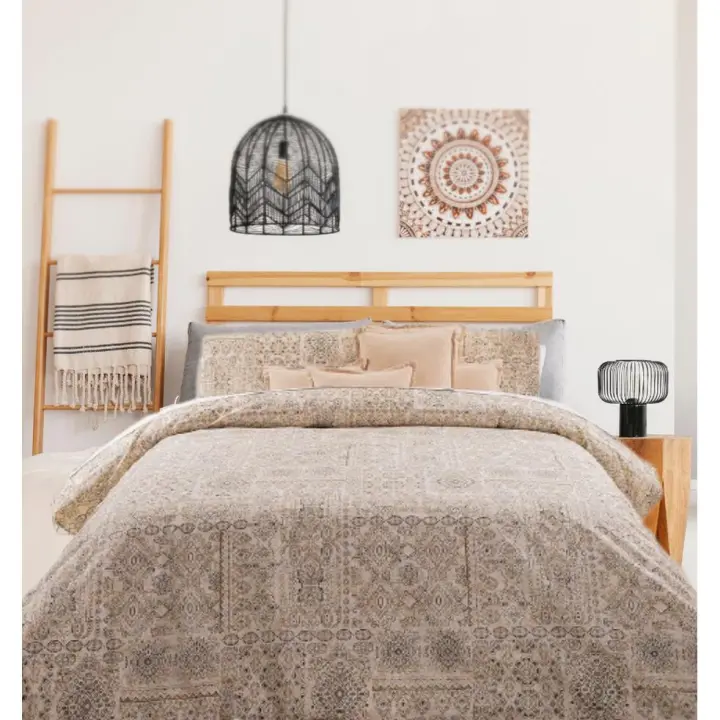 D'A GAMA HOME COLLECTION S.L. GAMA HOME - Funda Nórdica étnica con Saco Nórdico y Funda de Almohada Coordinada - 1