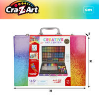 Cra-Z-Art - Estuche de colores para niños, material escolar, incluye crayones, rotuladores, lápices de colores, acuarelas, pinceles, porta lápices, cuaderno con hojas en blanco, estuche colores grande, regalo para niñas de 4 años - details 7