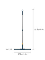 Escoba Mágica Dual Propósito Para Limpieza Del Piso Y Baño Cepillo De Plástico Para Limpiar Ventanas Y Azulejos En El Hogar - details 0