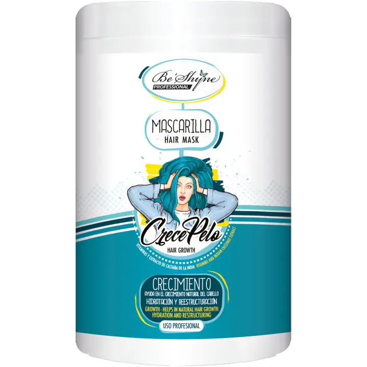 Mascarilla Crece Pelo Beshyne - Hidratación, Reparación y Estimulación para Cabello Fuerte y con Menos Caída - 1
