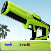 Pistola De Agua Eléctrica Para Niños Juego De Playa Al Aire Libre Automática Absorbe Agua Regador De Spraying Para Niños Regalo - details 10