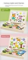 Rompecabezas De Madera Para Niños Y Niñas Juego De Dibujo Preescolar Para Niñas De 3-5 Años Regalo De Cumpleaños Montessori - details 6