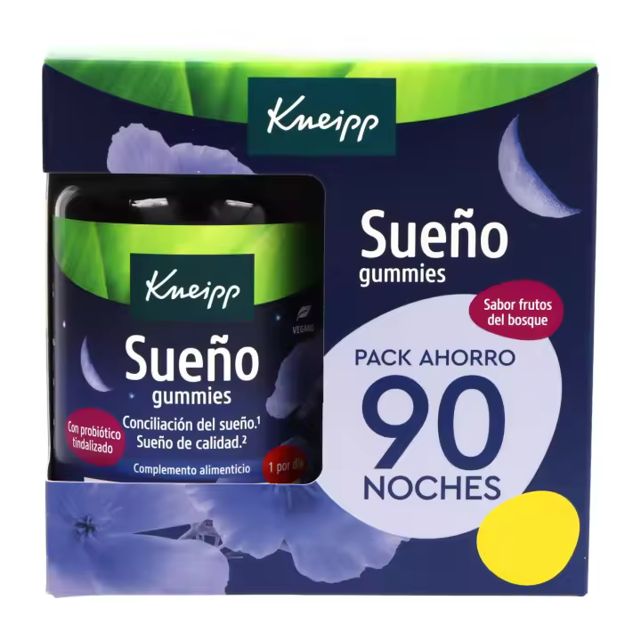 Kneipp Sueño 90 Noches Gummies Sabor Frutos Del Bosque Promo - 1