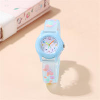 Reloj Para Niñas Con Patrón 3D De Mariposa Moda Casual Estudio Diario Regalo Estudiante Regular Resistente Al Agua - details 4