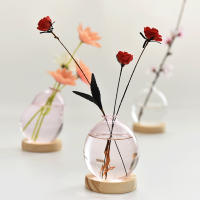 Vaso De Burbuja De Vidrio Nuevo Estilo Nórdico INS Arreglo Floral Moderno Creativo Vaso Sférico Para Decoración De Hogar Regalos De Cumpleaños - details 10