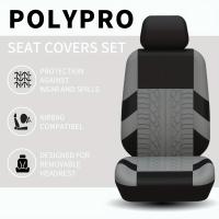 Cubiertas De Asiento Del Coche Universal De Poliéster Para SUV Sedán Van Cubiertas De Interior Automotriz 4 Estaciones - details 1