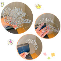 Diadema De Corona Para Niñas 1 Pieza Accesorio De Cabello Lindo Para Fiestas Y Desfiles Regalo De Cumpleaños Para Niñas Pequeñas - details 6