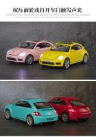 Volkswagen Beetle GSR 1:32 Modelo De Coche De Aleación Pull Back Para Niños Coche De Metal Para Negocios Modelo De Coche A134 - details 5