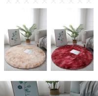Carpetas Suaves De Peluche Redondas Para Sala De Estar Decoración De Hogar Dormitorio Y Habitación De Niños Alfombra Gruesa Pile Blanca - details 28