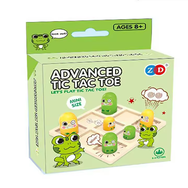 Juego De Tablero Educativo Para Niños Tic Tac Toe Juego De Stacking De Copas Interactivo Juguete De Competición Puzzle De Mesa Para Edad Infantil - 1