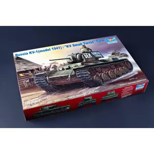 TROMPETER 00356 KV-1 1941 PEQUEÑO TANQUE DE TORRETA 1/35 - 1