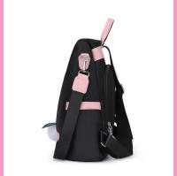 Mochila Oxford Para Mujer 2024 Antirrobo Con Bolsillo Exterior Y Cierre De Cremallera Mochila Escolar Para Adolescentes Decoración Ruched Estilo Moda - details 10