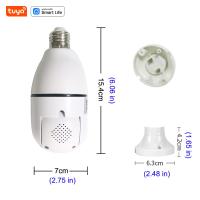 Bulbo Inteligente Tuya E27 Cámara De Seguridad HD Nocturna Con Audio Bidireccional Y Vigilancia Por Movimiento Para El Hogar Inteligente - details 2