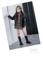 Botas De Niñas Largas En Negro Moda Otoño Invierno Bota De Motocicleta Clásica De Goma Alta Botas De Princesa Con Cierre De Cremallera - details 4