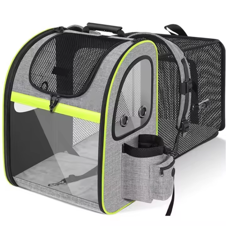 Mochipa para Perros with transportador de Gatos, mochipa expandible, portáthil y transpirable, respaldo extensible - 1