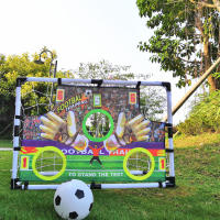 Set De Retenedor De Tela Para Goles De Fútbol Collapsible Portátil 88CM Con Codo De Inflador De Bolas Unisex - details 0