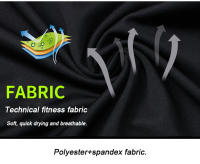 Pantalones De Correr Para Hombre Secado Rápido Deporte Al Aire Libre Con Bandas Reflectantes Pantalones De Gimnasio Para Pesca Senderismo Talla Verdadera - details 1