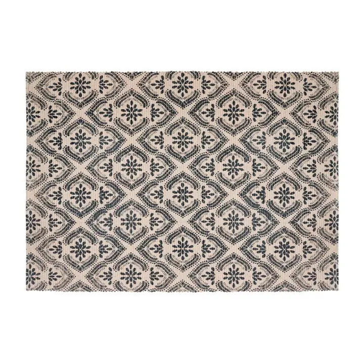 Atmosphera Alfombra Algodón Suave y Resistente, Variedad de Diseños Surtidos, 60x90cm - 1