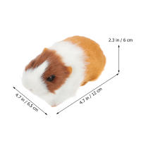 Muñeco De Peluche De Conejo De Guinea Simulación Felpa Suave Juguete De Peluche Figura De Animal Para Regalo De Cumpleaños Para Niños - details 2