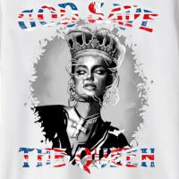 Camiseta QUEEN LASAL Mujer | Básica Blanca Algodón Edición Limitada | Estampación Digital Relieve Numerada - details 2