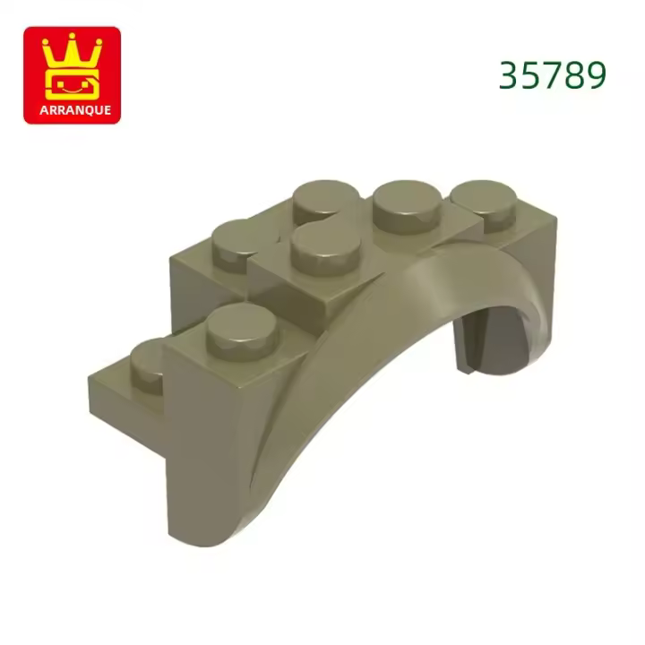 45Pcs Accesorios De Color Para Bloques Compatible Con Lego Piezas De Montaje DIY Para Niños 2 X 4 X 2 Bloque MOC Arco De Rueda Y Guardabarros - 1