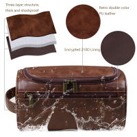 Bolsa De Viaje Para Hombres Y Mujeres Grande Caja De Cosméticos PU Material Principal Estilo Business Cierre De Cremallera - details 1