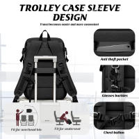 Mochila De Motocicleta Grande Capacidad Impermeable Para Viajes Senderismo Camping Montar En Motocicleta Bag De Exterior Básquetbol - details 4