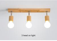 Lámpara De Techo LED En Madera E27 Para Baño Y Restaurante Iluminación De Pasillo Y Mirador Soporte De Pared No Dimmable Fuente De Luz LED - details 10
