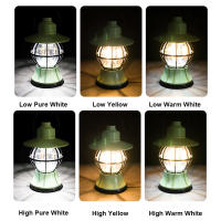 Lámpara De Camping Retro Impermeable Con Iluminación USB Tipo-C Luz De Inspección Portátil Para Pesca Y Exterior Regulable Sin Pasos - details 7