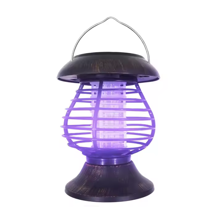 Lámpara Solar Antisúquilo Con Manija Portátil Para Exteriores LED Atracción Para Mosquitos Cazadora De Insectos Para Habitación Y Hogar - 1