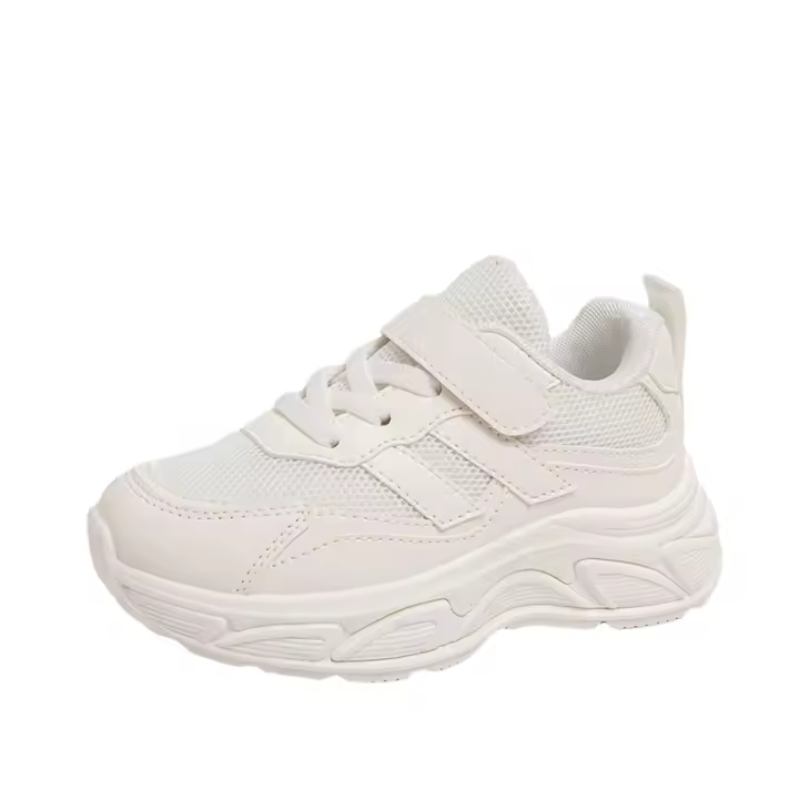 Zapatos Blancos Para Niños Y Niñas Moda Infantil Zapatos Casuales Antideslizantes Tenis Para Verano Escuela Y Correr - 1