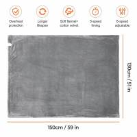 Washable double-layer temperature-controlled heating blanket flannel electric blanket cover blanket automatic protection - details 6